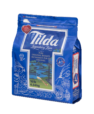 BEUTELMASCHINEN – Seitenfaltenbeutel 4 Tilda Basmati 454Kg